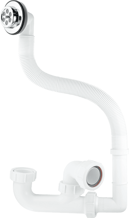 50mm Seal Bath Trap with Flexible Overflow