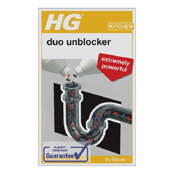 HG Duo Powerful Drain Cleaner (2 x 500ml) | HAG343100