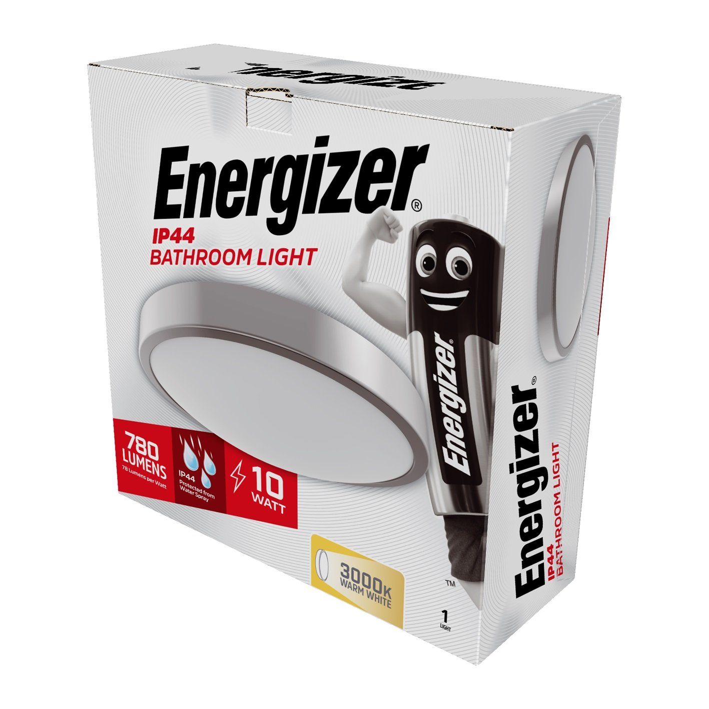 ENERGIZER 11W LED IP44 BATHROOM LIGHT 700 LUMENS