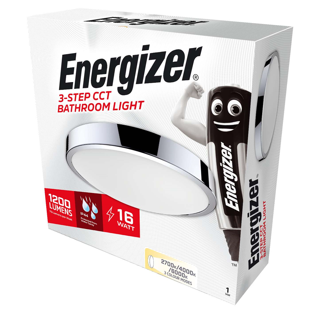 ENERGIZER 16W LED IP44 BATHROOM LIGHT 1200 LUMENS