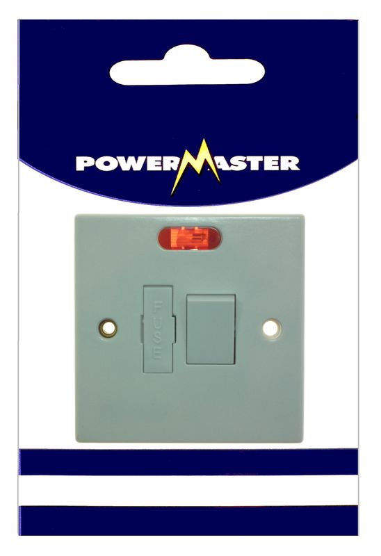 POWERMASTER 13 AMP SWITCHED SPUR UNIT WITH NEON
