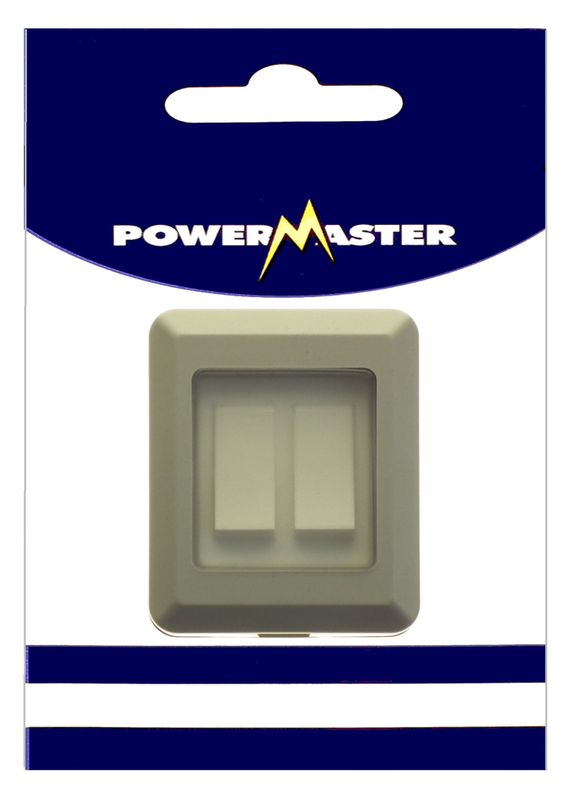 POWERMASTER 2 GANG OUTDOOR DAMP PROOF SWITCH IP55