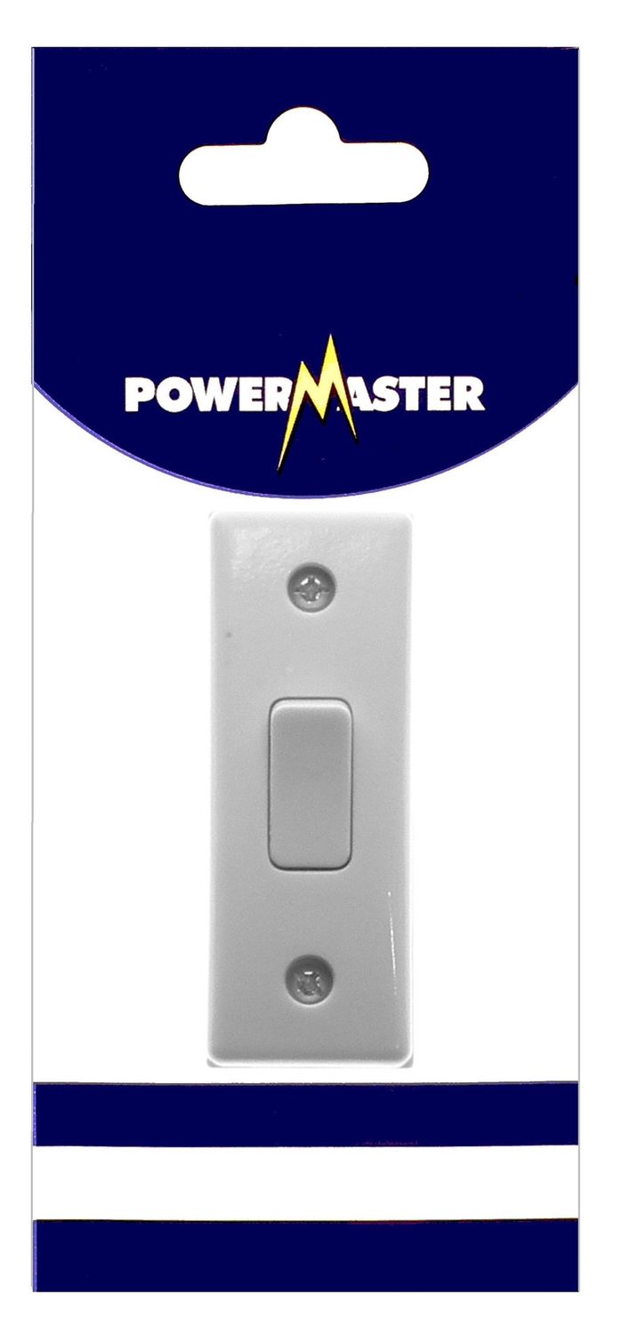 POWERMASTER 1 GANG ARCHITRAVE SWITCH WITH BOX