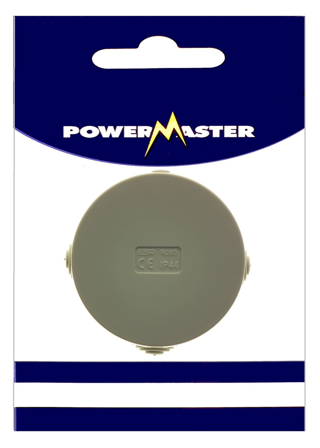 POWERMASTER 80 MM ROUND JUNCTION BOX IP44