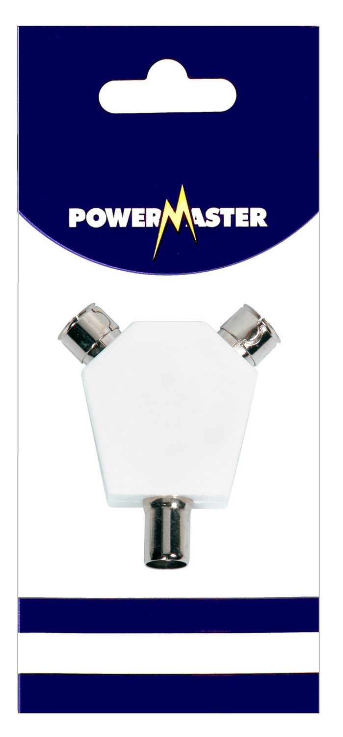 POWERMASTER COAXIAL TV SPLITTER