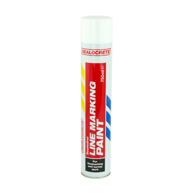 SEALOCRETE LINE MARKING PAINT WHITE 750ML