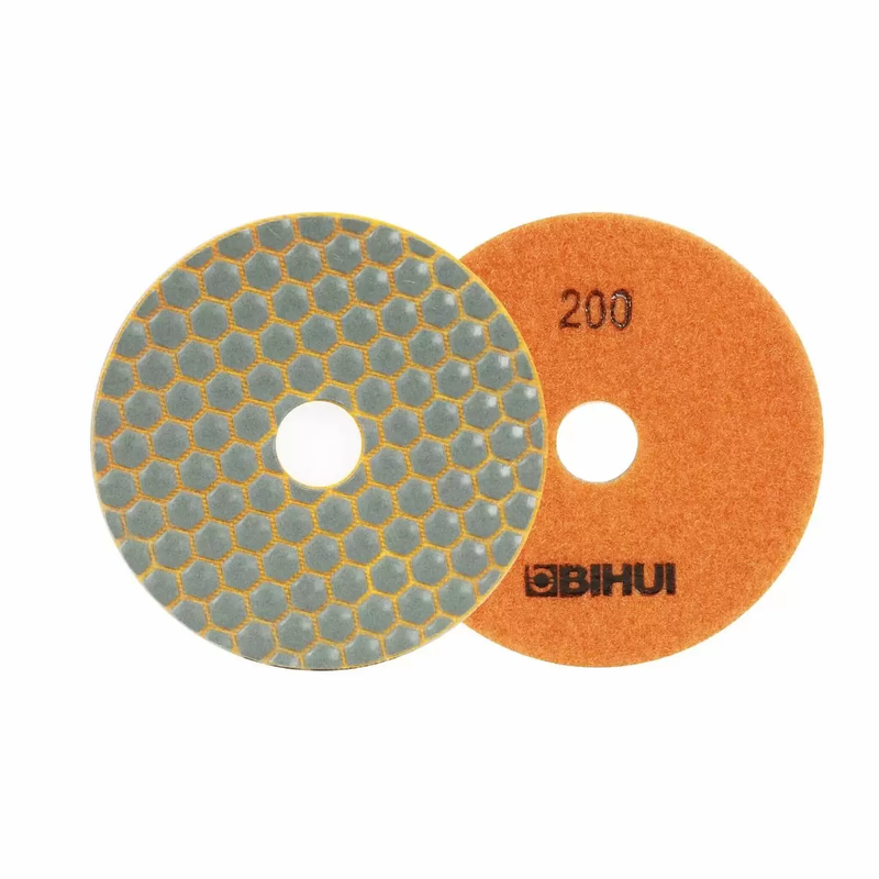 Bihui 4&quot; Dry Diamond Polishing Pad 200 grit