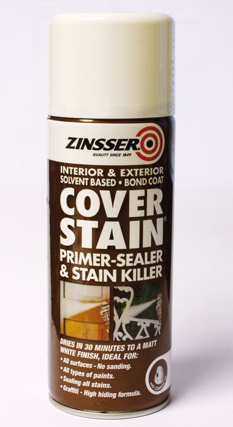 Zinsser Cover Stain Primer Sealer Aerosol 400ml