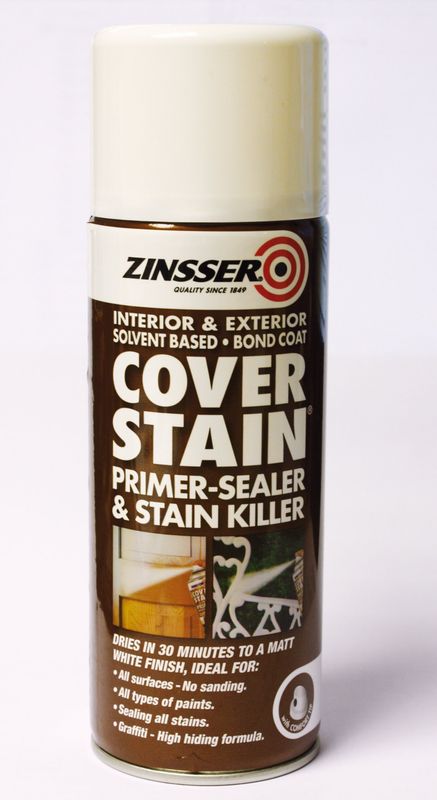 Zinsser Cover Stain Primer Sealer Aerosol 400ml