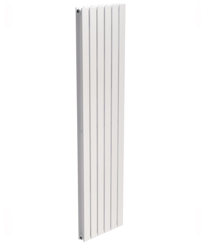 PIATTO Designer Radiator Vertical Double Panel White