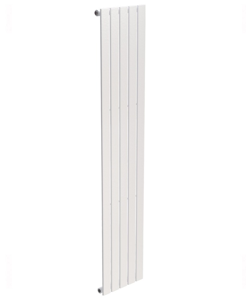 PIATTO Designer Radiator Vertical Single Panel White