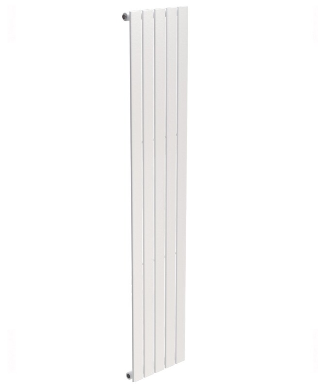 PIATTO Designer Radiator Vertical Single Panel White