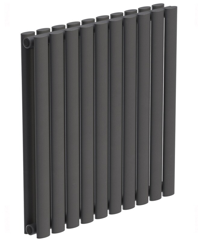 AMURA 600x600mm Designer Radiator Horizontal Double Panel 