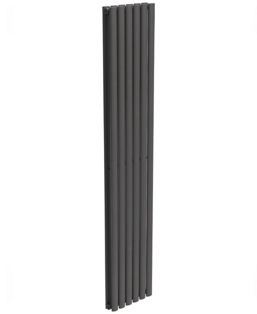 AMURA Designer Radiator Vertical Double Panel Anthracite, Size: 1800x360