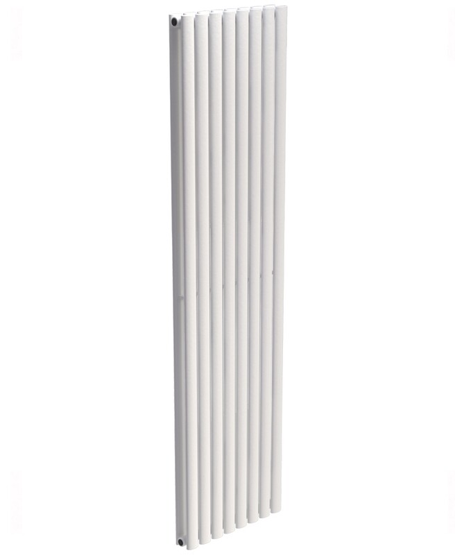 AMURA Designer Radiator Vertical Double Panel White