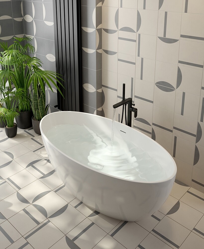MAROVO 1600x800mm Freestanding Bath