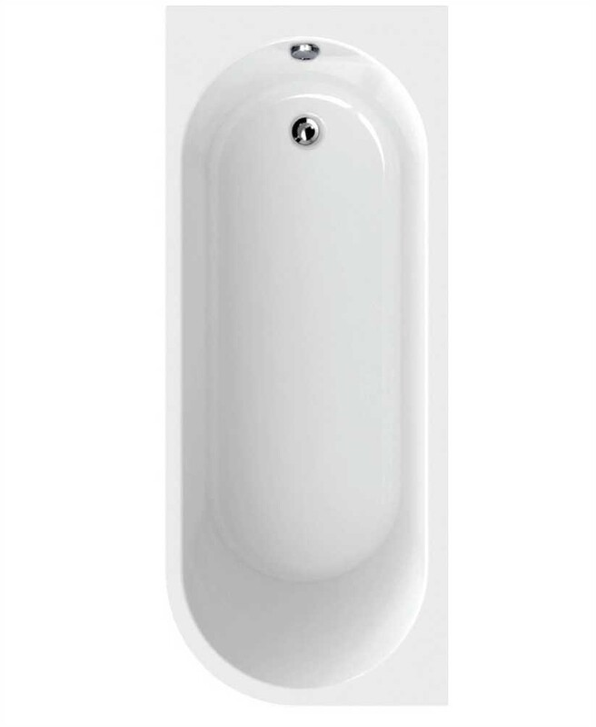 ARC Left Hand Single Ended Bath White