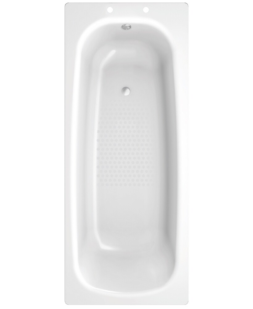 STRATA Single Ended Steel Bath With Anti-Slip