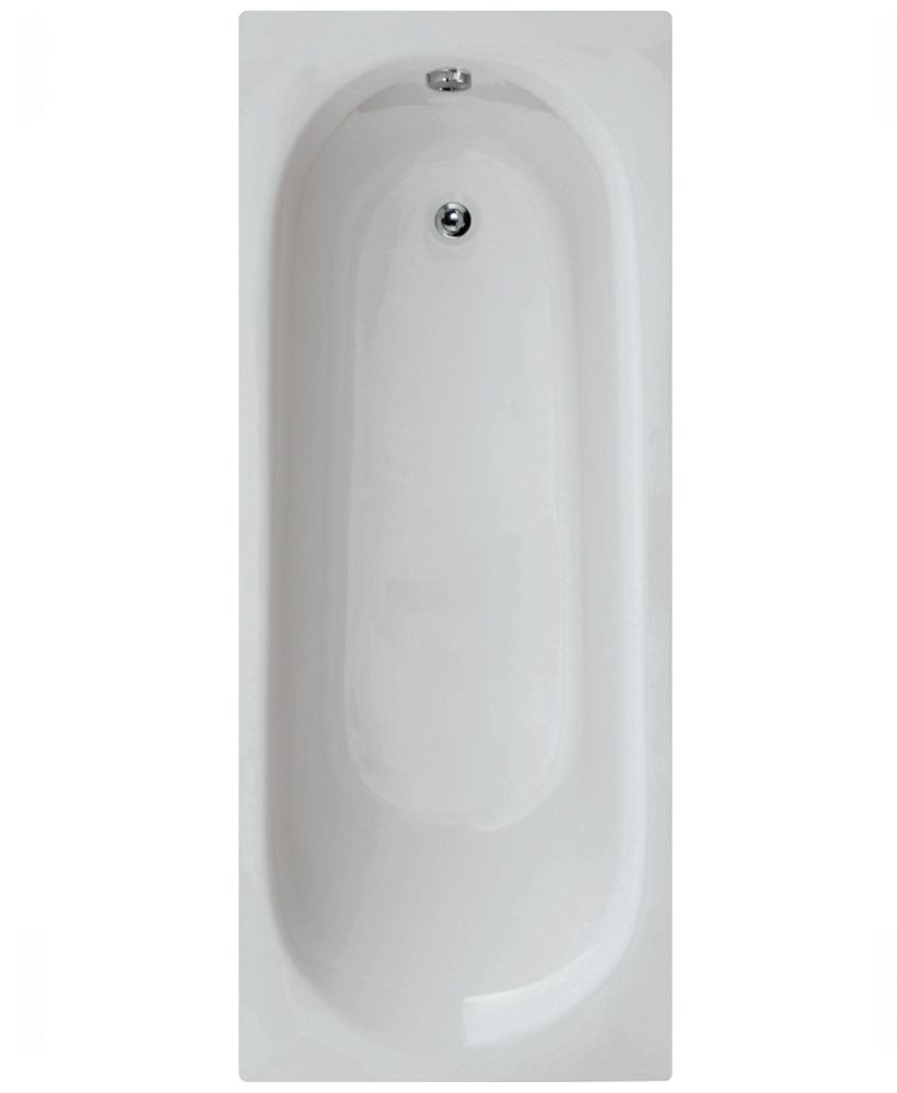 LOTUS Single Ended Acrylic Bath, Size: L1500xW700xD370