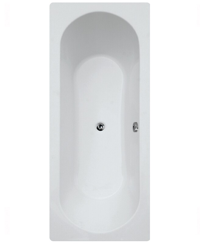 CLOVER Double Ended Bath White