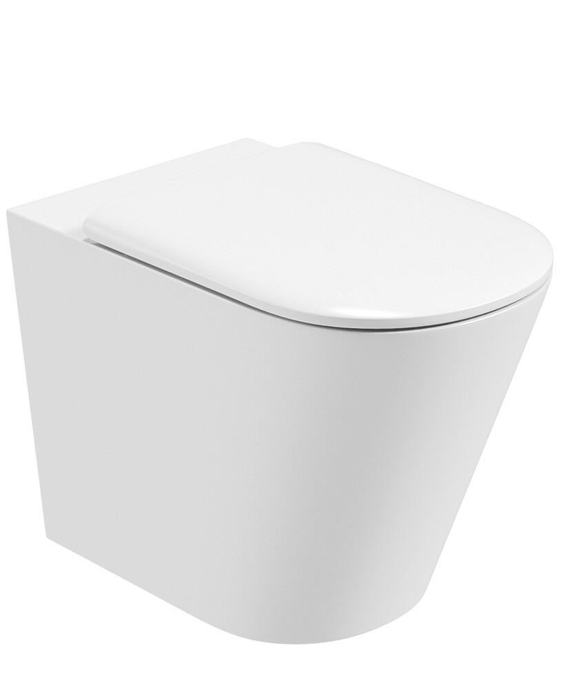 REFLECTIONS Rimless Back To Wall WC &amp; Alpha Soft Close Seat