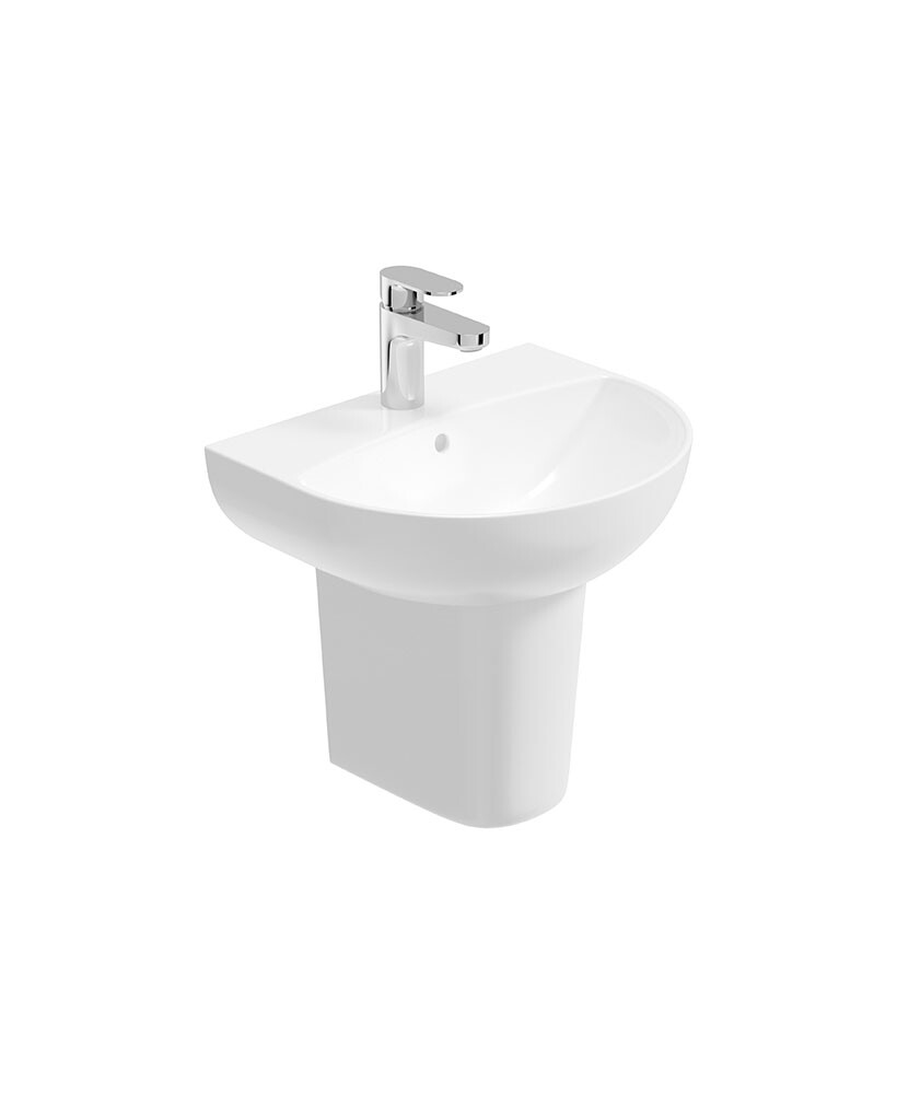 HORIZON 1th Round Basin &amp; Semi Pedestal