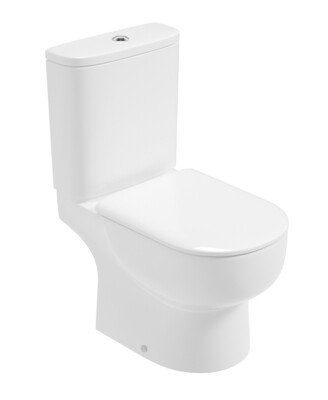 Via Open Back Closed Coupled Rimless Pan &amp; Soft Close Seat