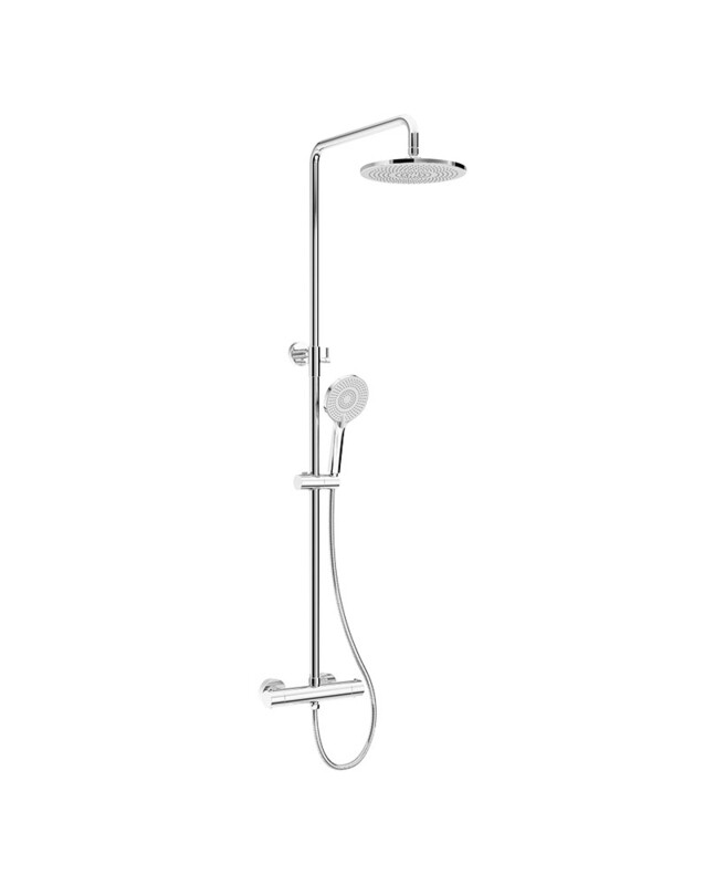 ALITA Rain Thermostatic Shower Kit Chrome