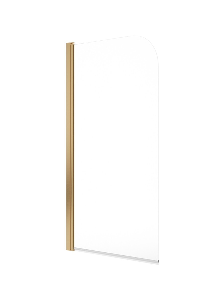 LUNAR SB1 6mm Radius Bath Screen Brushed Gold
