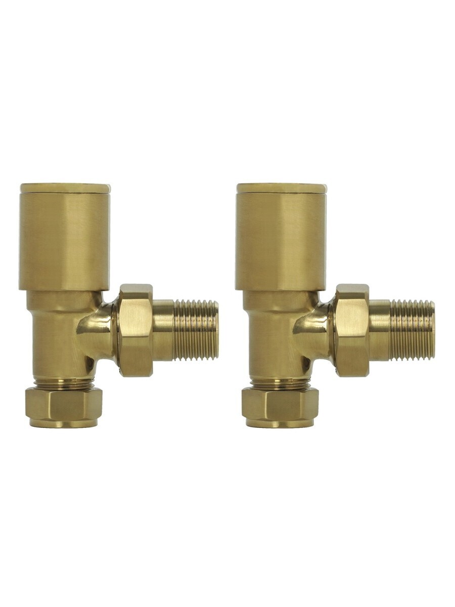 SONAS Angled Radiator Valve Round Head