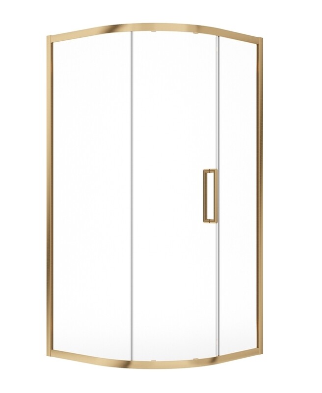 ASPECT Brushed Gold Single Door Quadrant