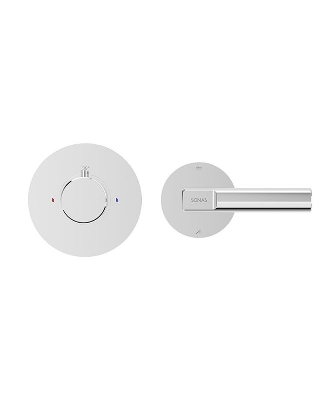 HAKK Thermostatic Concealed Shower Valve with Diverter 