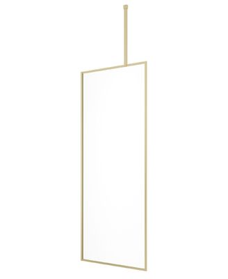 MIRAGE 1200mm Brushed Gold Frame with Clear Glass