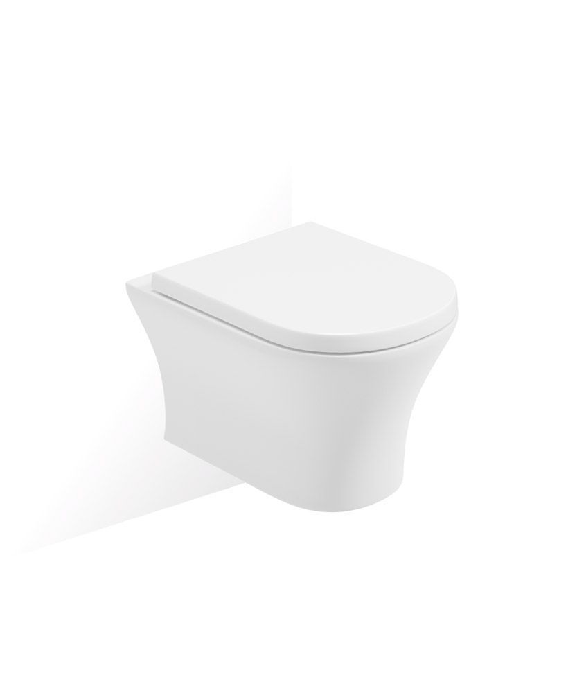 PENA Rimless Wall Hung WC &amp; Alpha Soft Close Seat