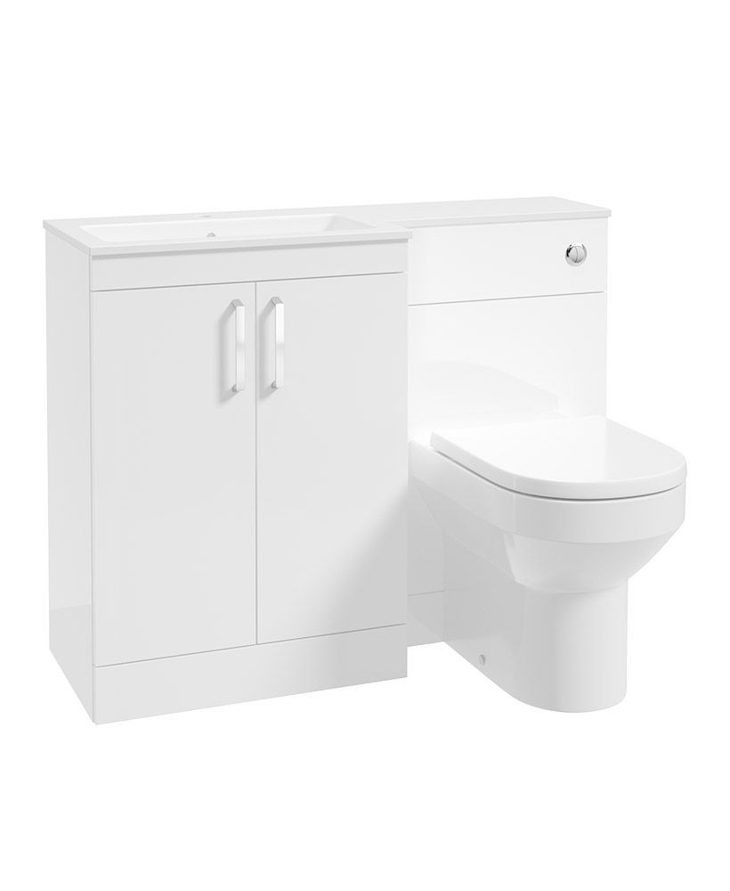 CORTA 110cm LH Combination Two Door Unit &amp; Handles