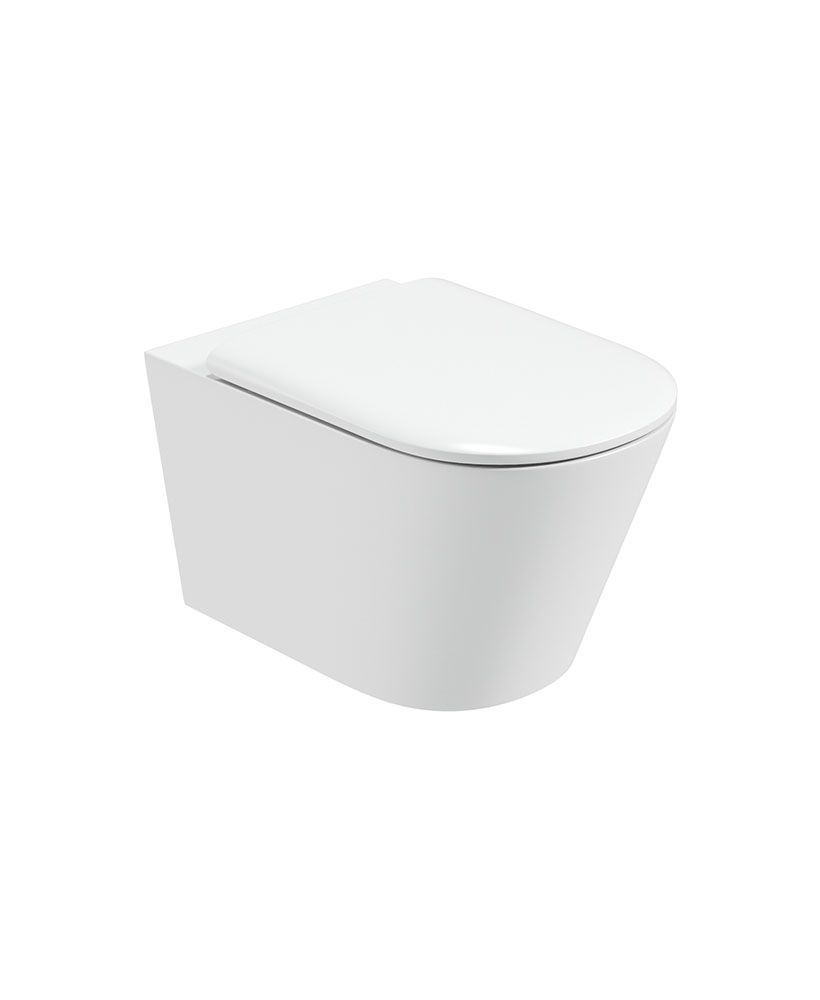REFLECTIONS Rimless Wall Hung WC &amp; Sequence Soft Close Seat