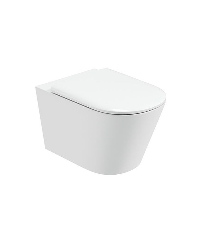 REFLECTIONS Rimless Wall Hung WC &amp; Sequence Soft Close Seat