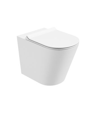 REFLECTIONS Rimless Back To Wall WC &amp; Sequence Slim Soft Close Seat