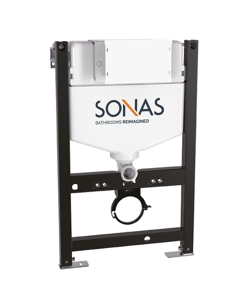 SONAS 820mm Universal Frame &amp; Cistern for Wall Hung WC