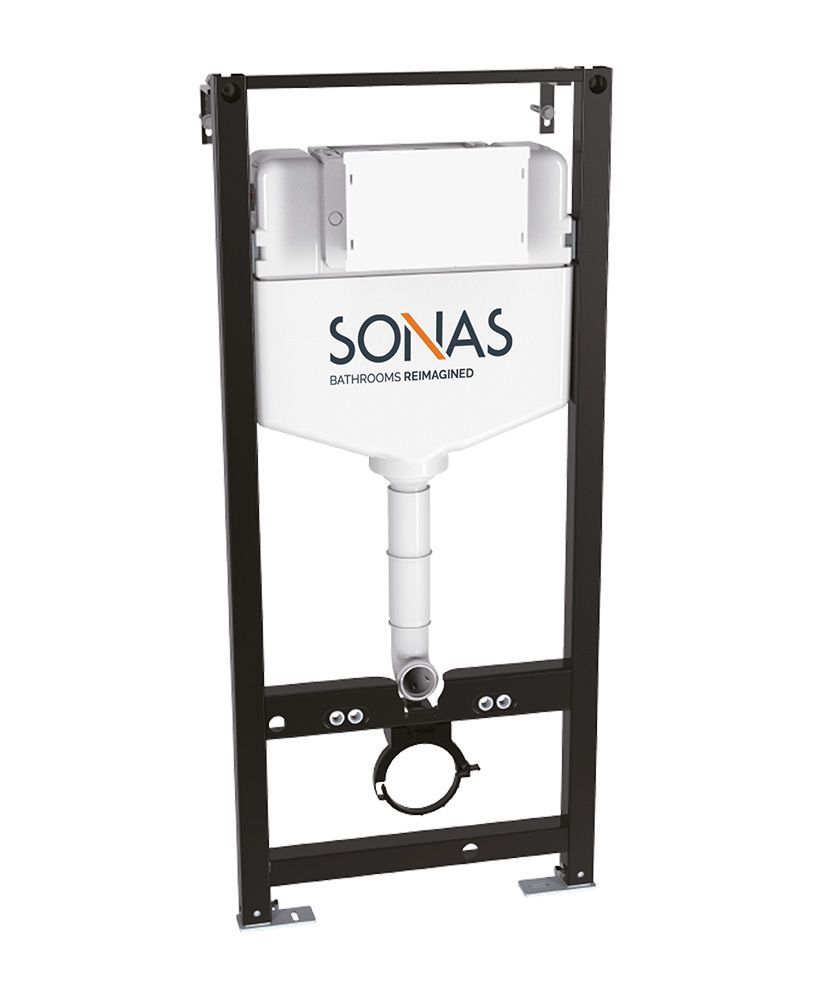 SONAS 1160mm Universal Frame &amp; Cistern for Wall Hung WC