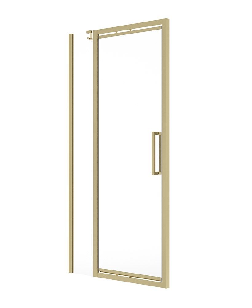ASPECT Infold &amp; Inline Shower Door Brushed Gold