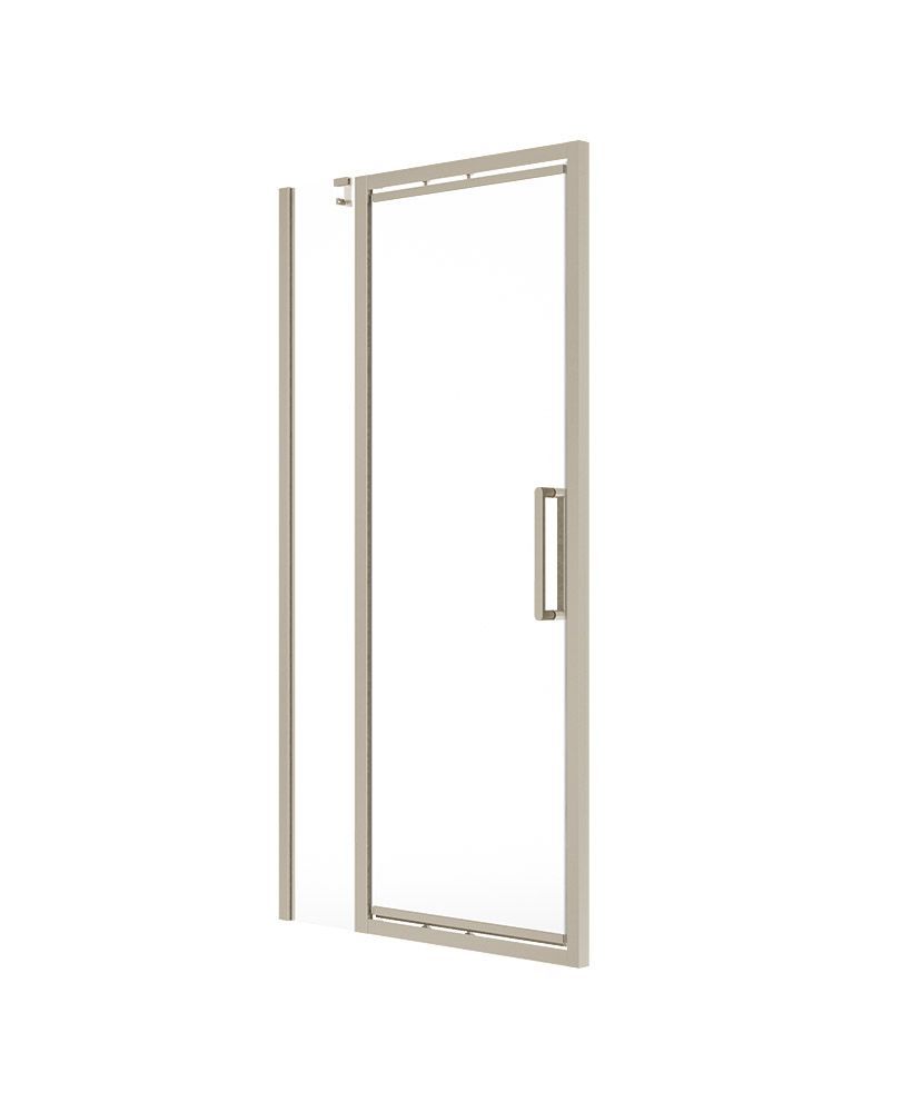 ASPECT Infold &amp; Inline Shower Door Brushed Nickel
