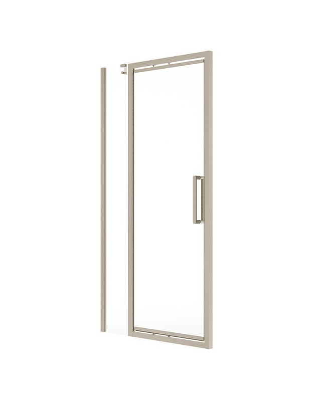 ASPECT Infold &amp; Inline Shower Door Brushed Nickel
