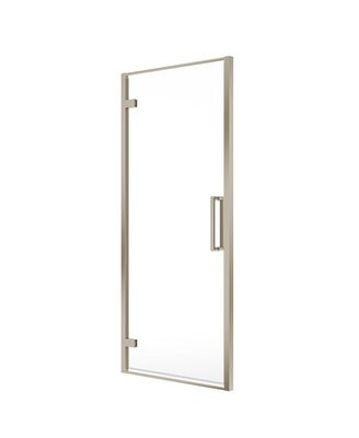 ASPECT Hinged Shower Door Brushed Nickel