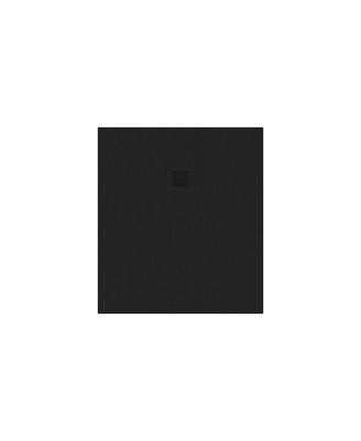 SLATE Rectangle 800mm Shower Tray Black &amp; Waste