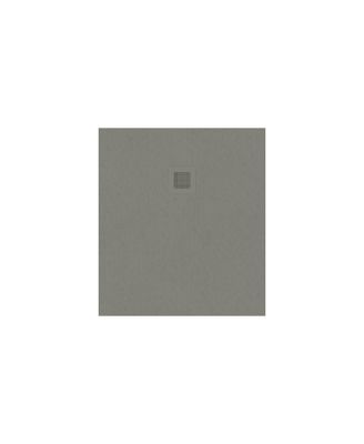 SLATE Rectangle Shower Tray Taupe &amp; Waste