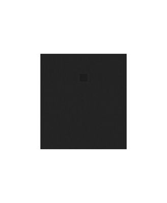 SLATE Rectangle 900mm Shower Tray Black &amp; Waste