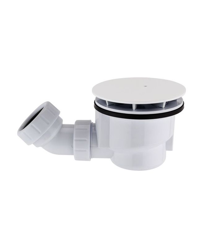 SONAS 90mm High Flow Shower Waste Matt White