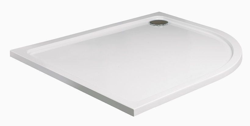 KRISTAL Low Profile Offset Quadrant No Upstand No Anti Slip Right