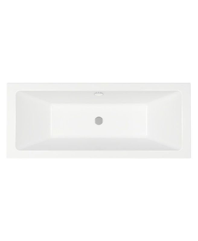 CUBO Double Ended Bath White
